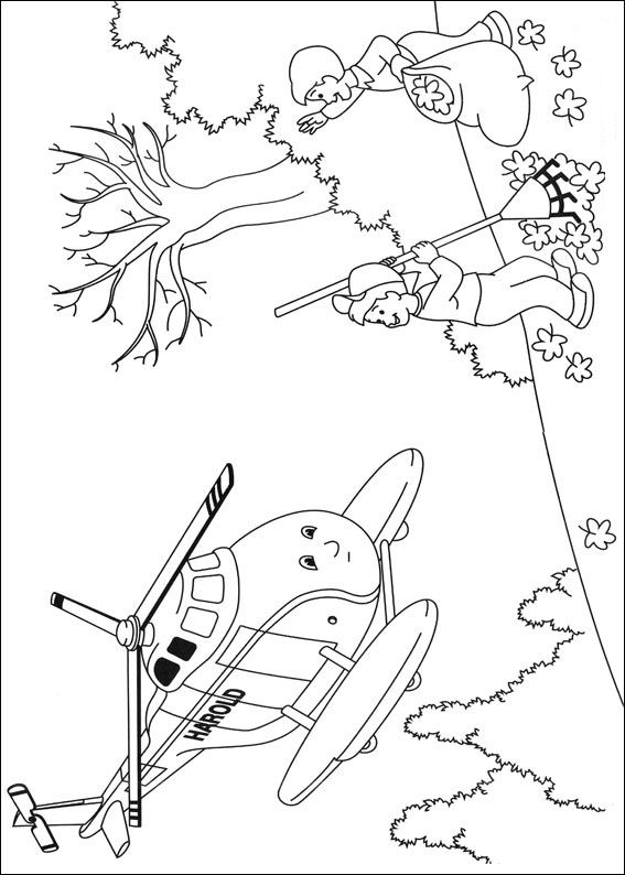 Plansa de colorat cu Trenuletul Thomas 42 37